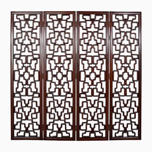 Vintage Japanese Room Divider, 1950s