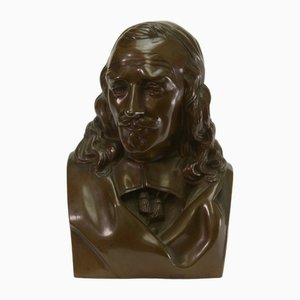 Bronze Bust of Cardinal de Richelieu from F. Barbedienne, Early 20th Century