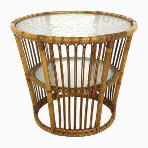 Scandinavian Rattan Coffee Table, Sweden, 1970s