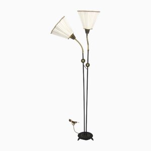 Scandinavian Metal Floor Lamp, Sweden, 1960s