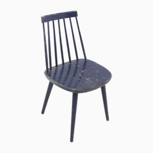 Scandinavian Beech Chair Pinnstol, Sweden, 1960s