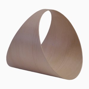 Revistero y soporte redondo de madera de Villahomecollection