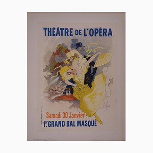 Jules Cheret, The Masked Gala, 1897, Originallithographie