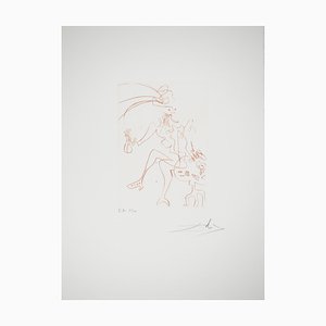 Salvador Dali, Merchant of Venice, Original Engraving