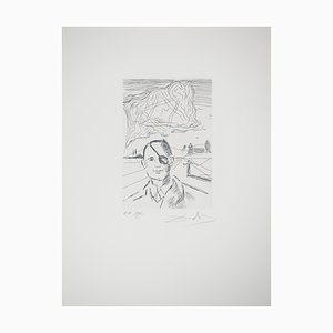 Salvador Dali, Moshe Dayan, Original Engraving