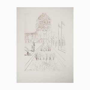 Salvador Dali, San Francisco, City Hall, Original Engraving