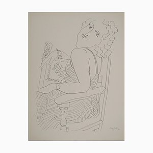 Henri Matisse, Das Porträt im Sessel, Lithographie