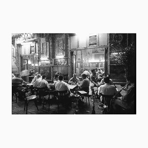 José Nicolas, Card Players, Cairo, Egypt, Silver Print