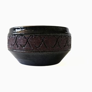 Handgefertigte Vintage Keramikschale von B. Jersén für Gabriel, Schweden