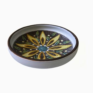 Kleine handgemachte Vintage Schüssel/Teller von Tällberg Ceramics