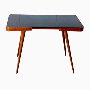 Vintage Coffee Table with Opaxite Glass from Interiér Praha, 1960