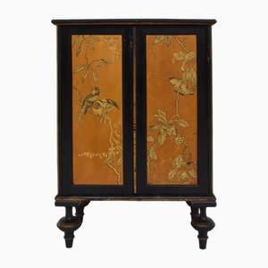 Small Antique Cabinet in Gold and Bronze, 1800s