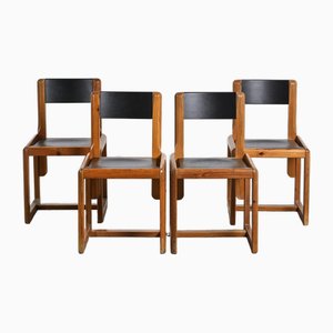 Französische Stühle von André Sornay, 1960, 4er Set