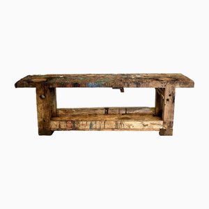 Vintage Werkbank aus Holz