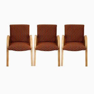 Vintage Armlehnstuhl aus Holz von Steiner, 1950er