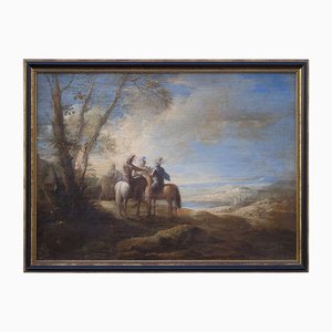 Joseph Parrocel, Three Knights, 1600s, Oil on Canvas