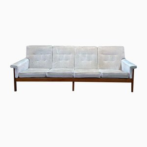Skandinavisches 4-Sitzer Sofa aus Teak, 1970er