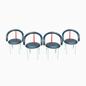 Alpha Chairs by Anna Anselmi for Bieffeplast, 1985, Set of 4