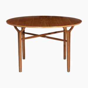Runder Modell 6900 Couchtisch von Peter Hvidt & Olga Molgaard-Nielsen für Fritz Hansen, 1960er