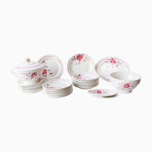 French Dinner Service Moulin Des Loups, 1980s, Set of 39