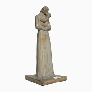 Estatua de maternidad de Angelo Biancini para Ceramiche Morelli, Italia, 1930