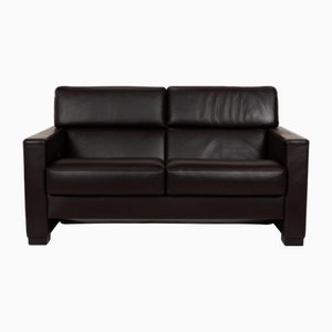 Francis Leder Zweisitzer Sofa von Brühl