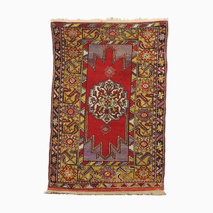 Antique Mudjur Rug in Cotton & Wool, Turkey