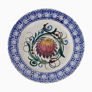 Piatto antico in ceramica di Mondovì Vedova Besio & Figli, XIX secolo