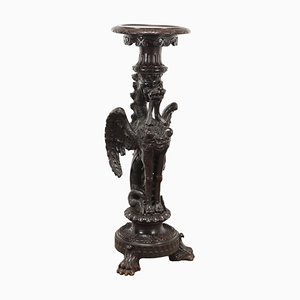 Antique Italian Vase Holder in Walnut