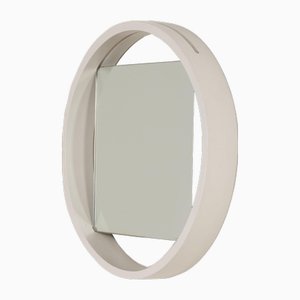 White Wall Mirror Dz84 by Benno Premsela for ‘T Spectrum, 1960s
