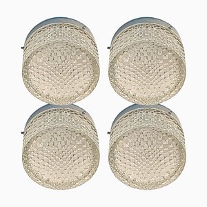 Clear Crystal Flush Mount, 1960