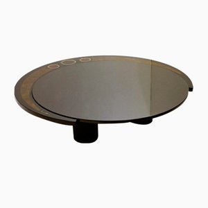 Large Coffee Table with Black Granite Top by Antonio Lupi, Italy