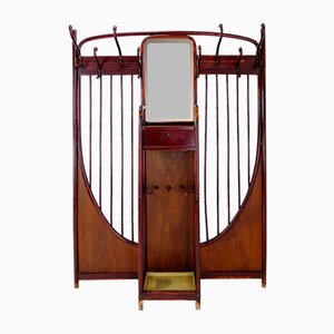 Art Nouveau Wall Mounted Coat Rack from Thonet, Vienna, 1900s