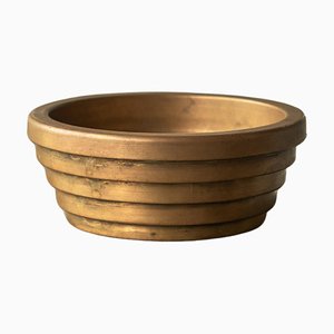 Early 20th Century Vide Poche in Patinated Brass, 1920s