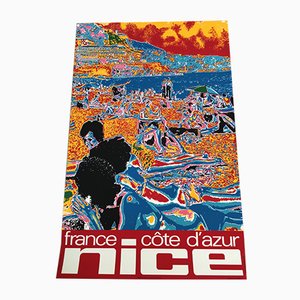 Affiche Nice par Jean-Pierre Augerot pour Roger Klein, 1972