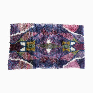 Scandinavian Modern Geometric Rug in Wool, 1960s