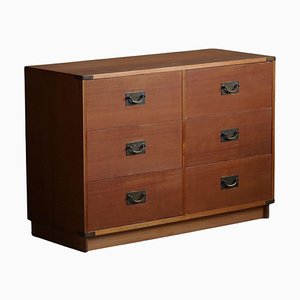 Mid-Century Modern Danish Chest of Drawers in Oregon Pine, 1950s