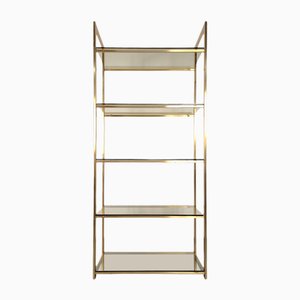 Artelano Shelf in Metal and Smoked Glass
