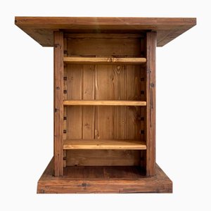 Tavolo da vendita in legno di pino