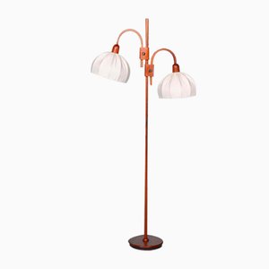 Lampada da terra in teak di Domus, Danimarca, metà XIX secolo