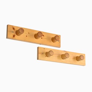 Vintage French Coat Racks by Charlotte Perriand, 1970s, Set of 2