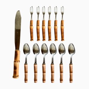 Bamboo Cake Servers, Set of 13