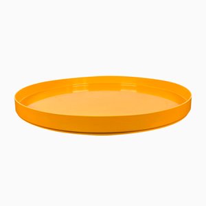 Mid-Century Space Age Swedish Yellow Melamin Tray, 1960s