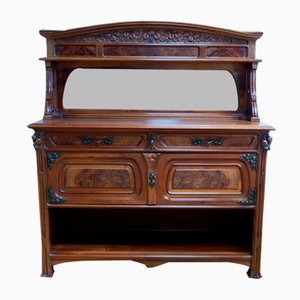 Art Nouveau Walnut Server, 1900