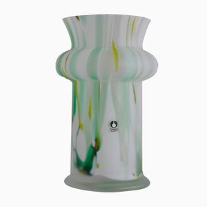 Mid-Century Modern Art Glasvase, 1980er
