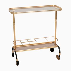 Mid-Century Bar Cart Coffee Table from MB, Italy, 1960s
