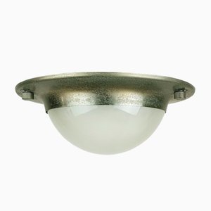 Lampada da parete Tommy LSP6 in ottone brunito e vetro di Luigi Caccia Dominioni per Azucena, anni '60