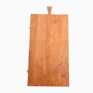 Mesa de servicio alemana grande rectangular de madera, años 50