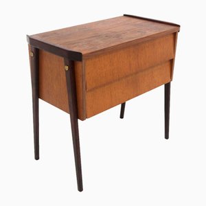 Vintage Teak and Beech Chest of Drawers, Sweden, 1960s