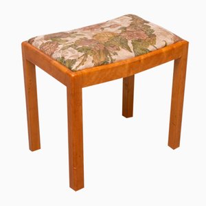 Beech Wood Foot Stool, Dutch, 1950s
